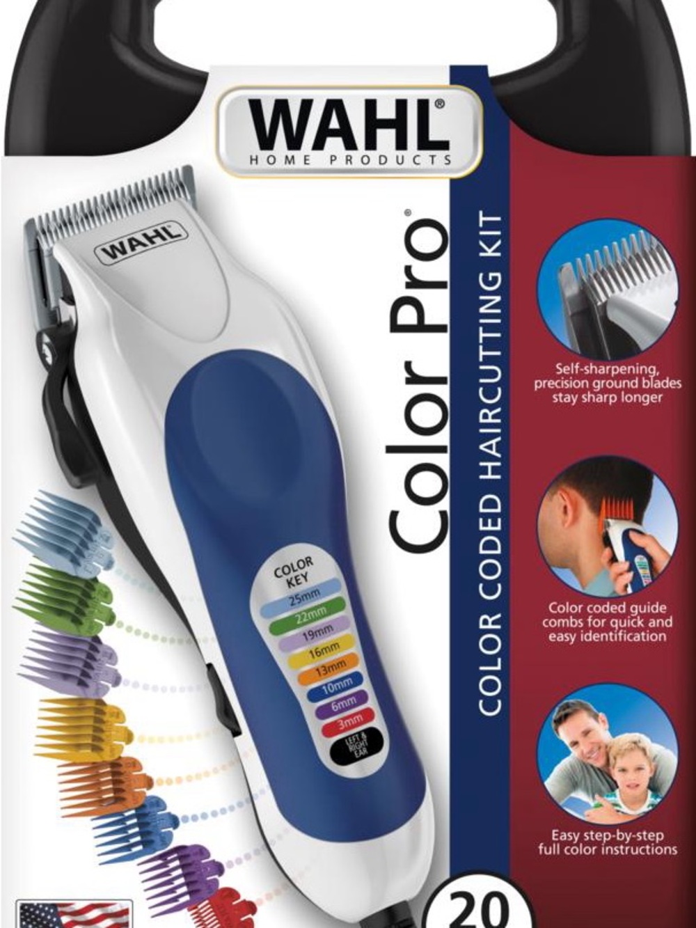 Wahl Clipper USA Color Pro
